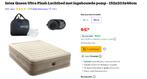INTEX Queen Ultra Plush Luchtbed, Ophalen, Ingebouwde pomp, Zo goed als nieuw, 2-persoons