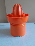 Vintage Philips Citruspers HR2202 - Oranje, Ophalen of Verzenden, Gebruikt, Elektrisch, Citruspers