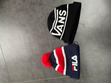 Fila of Vans muts z.g.a.n 7,50€ perstuk, beide voor 10€ beschikbaar voor biedingen
