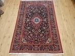 Vintage handgeknoopt perzisch tapijt kashan 213x140, Huis en Inrichting, Stoffering | Tapijten en Kleden, Info@SlatsAntiek.nl