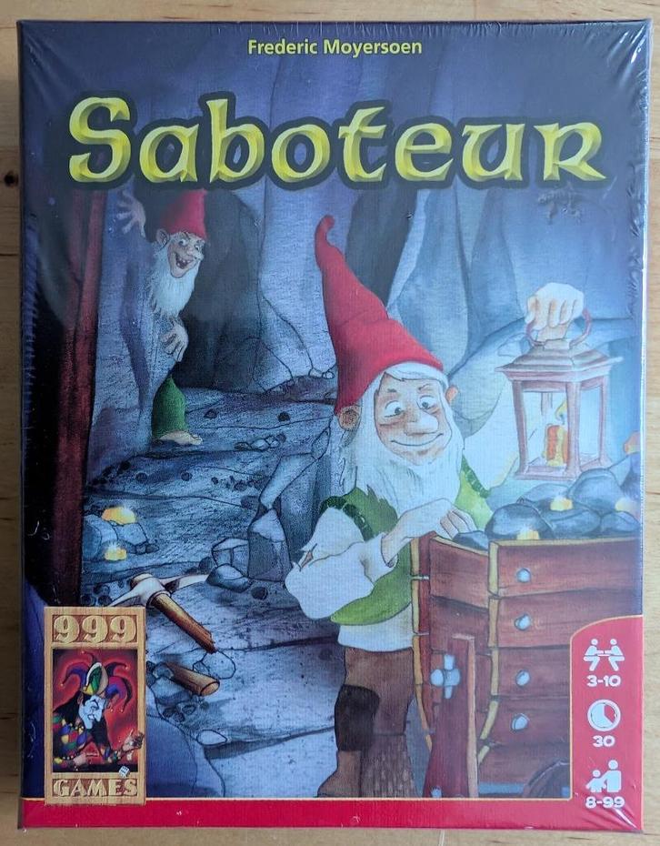 NIEUW Kaartspel Saboteur - 999 Games, Hobby en Vrije tijd, Gezelschapsspellen | Kaartspellen, Nieuw, Ophalen of Verzenden