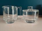 Joe Colombo Arno vintage roomstel melkkannetje suikerpotje, Overige typen, Ophalen of Verzenden, Overige stijlen, Glas