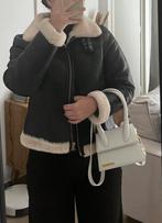 Lammy coat, H&M, Zwart, Nieuw, Ophalen of Verzenden