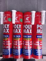 4 tubes POLYMAX high tack lijm kit., Doe-het-zelf en Verbouw, Isolatie en Afdichting, Minder dan 4 cm, Overige materialen, Nieuw