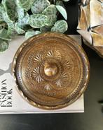 Opbergdoos rond handmade hout vintage, Ophalen of Verzenden, Zo goed als nieuw, Rond, Hout