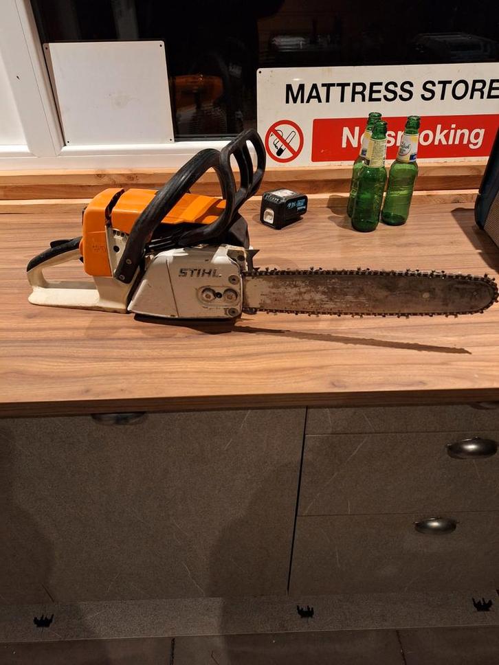 Stihl MS 260 kettingzaag, Tuin en Terras, Heggenscharen, Gebruikt, Benzine, Ophalen of Verzenden