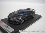 Bugatti Divo 2020 Blue Carbon Glossy 1/43 Looksmart, Hobby en Vrije tijd, Modelauto's | 1:43, Ophalen of Verzenden, Nieuw, Auto