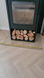 *topadvertentie* glasplaat vloerplaat houtkachel 90 x 70cm, Huis en Inrichting, Haarden, Ophalen, Zo goed als nieuw, Houthaard