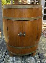 Leuke Houten Minibar - vinatge retro brocante landelijk, Ophalen of Verzenden