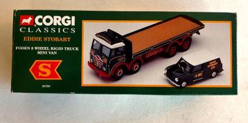 Eddie Stobart Foden truck & Mini Van Corgi classics # 31701. beschikbaar voor biedingen