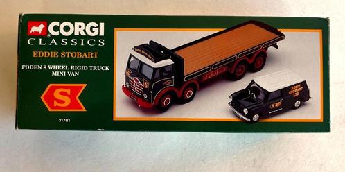 Eddie Stobart Foden truck & Mini Van Corgi classics # 31701., Hobby en Vrije tijd, Modelauto's | 1:43, Zo goed als nieuw, Auto
