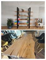 Robuuste boomstamset: kast en tafel, Ophalen, Met plank(en), 200 cm of meer, Zo goed als nieuw