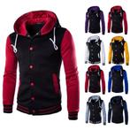 Baseball hoodie heren jas (mannen zomerjas zomerjack), Kleding | Heren, Jassen | Zomer, Verzenden, Nieuw