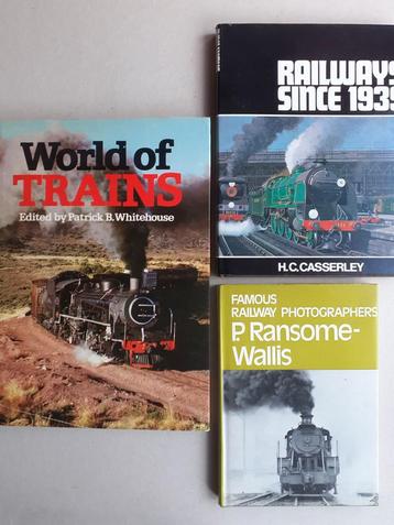 TRAINS, RAILWAYS and RAILWAY photographers, boeken over beschikbaar voor biedingen