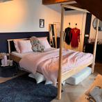 Ikea Gjora bedframe 160 x 200 cm met hoofdbord, Huis en Inrichting, Slaapkamer | Bedden, Gebruikt, Tweepersoons, Ophalen of Verzenden