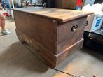 Grote houten kist op wielen - 160cm lang - Robuust design, Ophalen