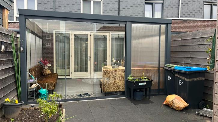 Veranda/overkapping 4.50x3.50, Tuin en Terras, Overkappingen, Zo goed als nieuw, Veranda, Ophalen of Verzenden