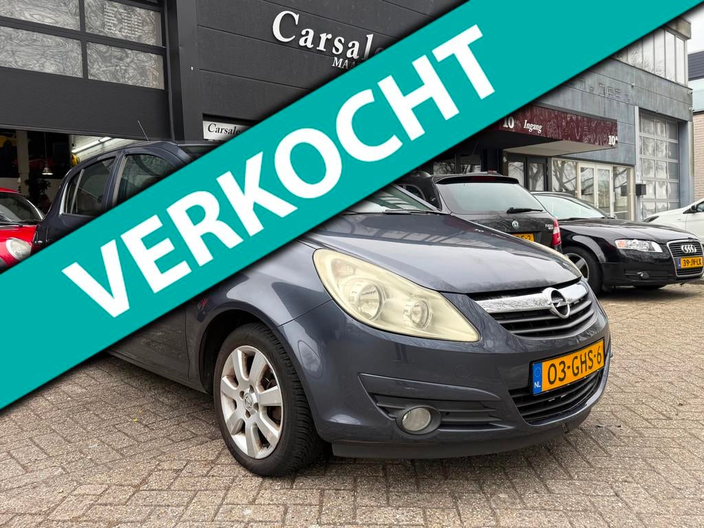 Opel Corsa 1.2-16V Enjoy automaat, Gebruikt, 4 cilinders, 1229 cc, 49 €/maand