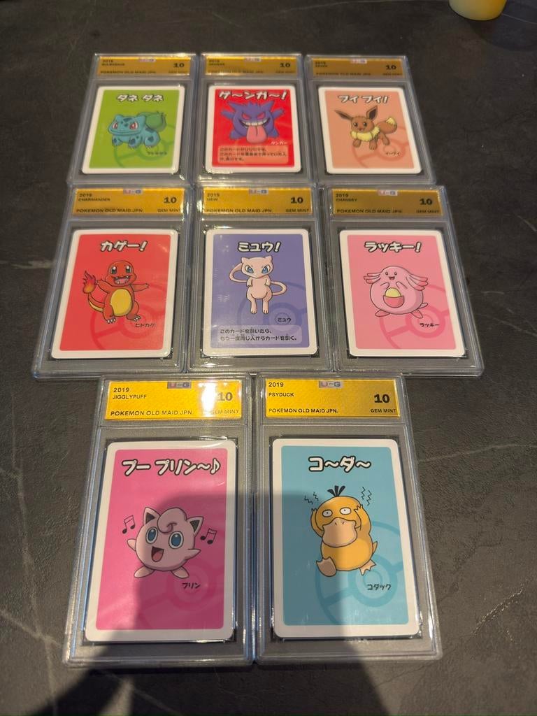 Mooie pokemon old maid kaarten gradatie 10, Ophalen of Verzenden, Nieuw, Meerdere kaarten