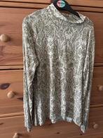 Encuentro trui met col en slangenprint maat M, Maat 38/40 (M), Verzenden, Zo goed als nieuw, Lange mouw