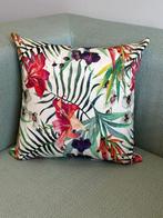 (Buiten)Kussen met bloemenprint, Ophalen of Verzenden, Gebruikt, Overige kleuren, Vierkant