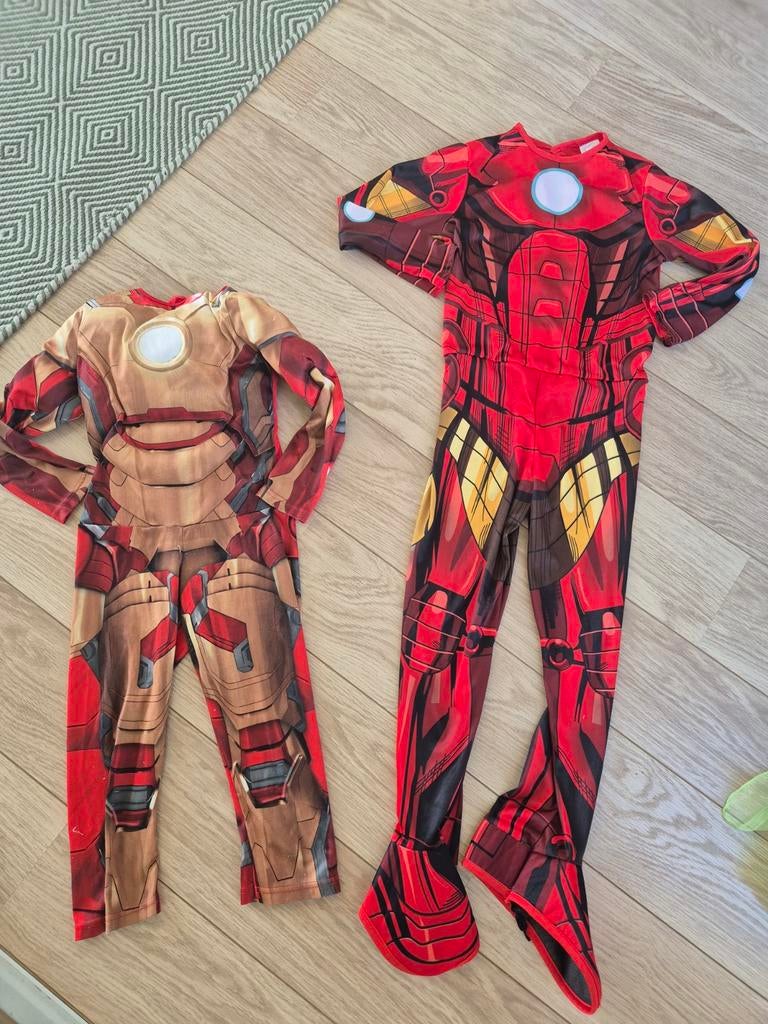 Iron man pakken, 3/4 en 8/9 jaar, Ophalen of Verzenden, Jongen of Meisje