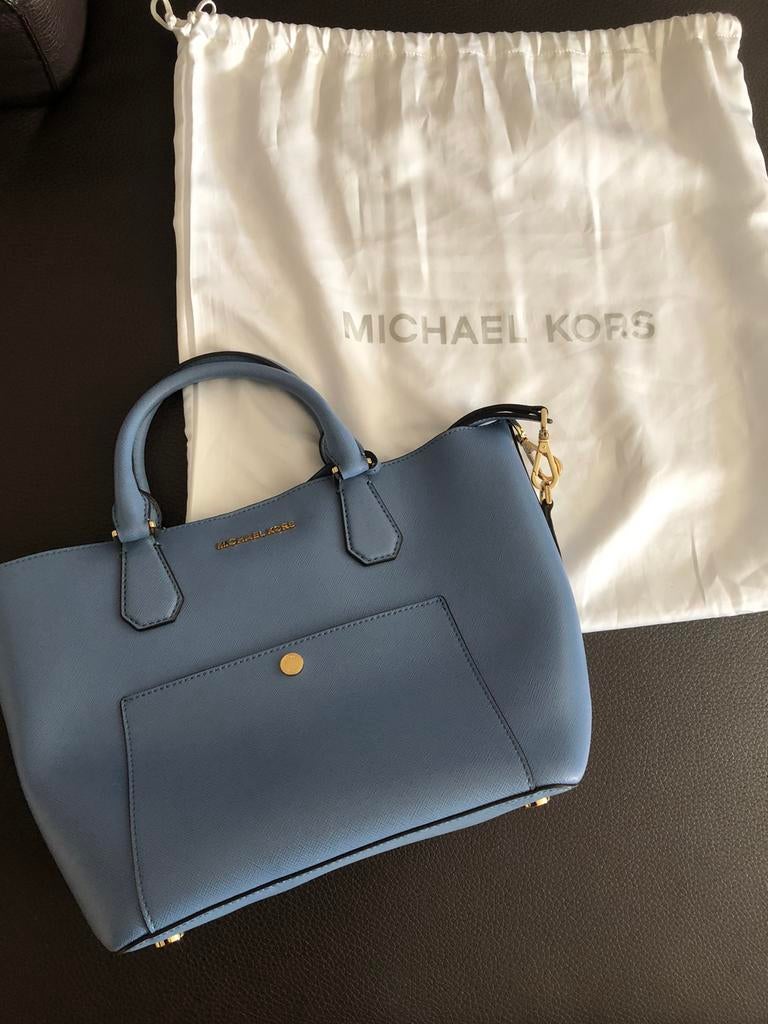 Michael kors tas, Sieraden, Tassen en Uiterlijk, Tassen | Damestassen, Ophalen of Verzenden, Zo goed als nieuw, Blauw, Handtas