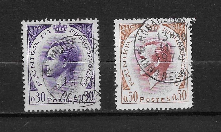 Monaco 1960-1969, Verzenden, Monaco, Gestempeld