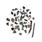 Lot diverse armbanden en hangers met halfedelstenen, Ophalen of Verzenden, Overige materialen, Overige typen