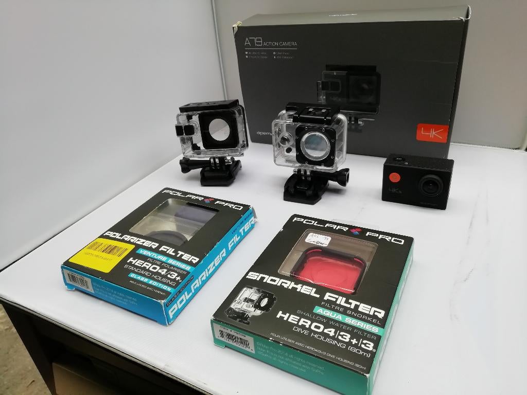 Apeman A79 4k Action Camera + veel extra's, Ophalen of Verzenden, Gebruikt, Overige merken