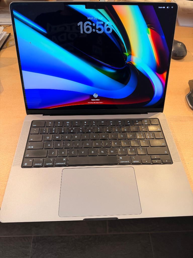 Macbook Pro 14" M1 Pro (2021) - 16GB / 1TB, Computers en Software, Apple Macbooks, MacBook Pro, 1 TB of meer, Qwerty, Overige groottes