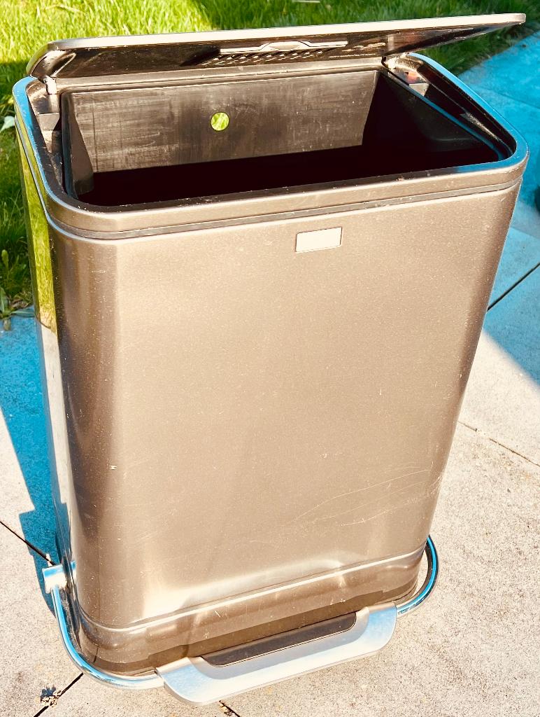 Simple Human prullenbak, Gebruikt, Met pedaal, 40 liter of meer, Ophalen of Verzenden