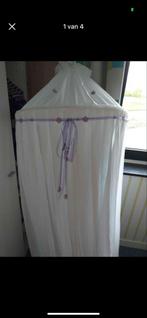 Jollein klamboe wit met paarse details, Ophalen of Verzenden, Gebruikt, Klamboe