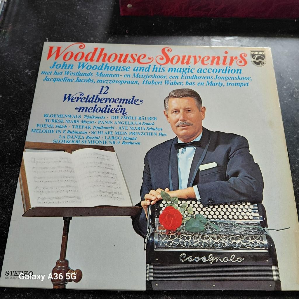 LP: John Woodhouse Souvenirs - 12 Wereldberoemde Melodieën, Ophalen of Verzenden, Gebruikt, 12 inch