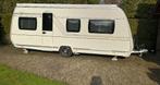 Fendt Diamant 560 SGW 2024 Mover Airco Luifel Leer Fietsendr, Caravans en Kamperen, Caravans, 2 aparte bedden, Rondzit, Kachel