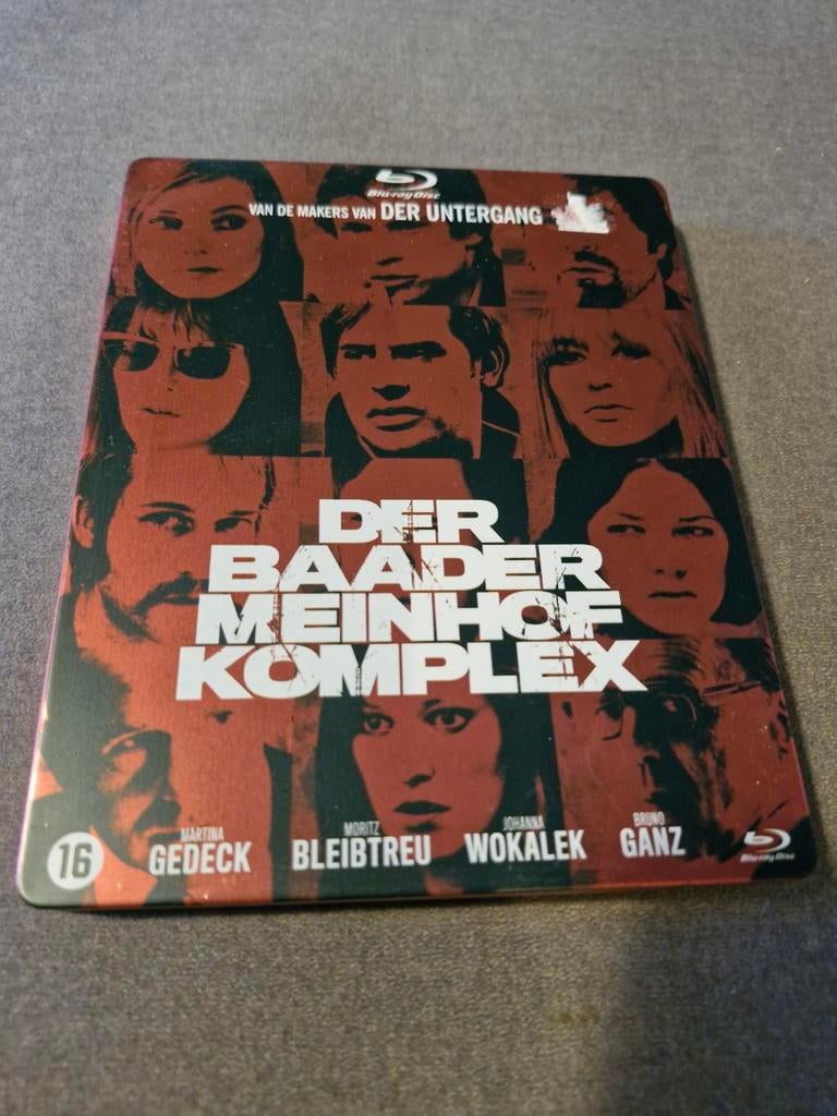 Der baader meinhof komplex steelbook - bluray, Vanaf 16 jaar, Ophalen of Verzenden, Zo goed als nieuw, Actie en Avontuur