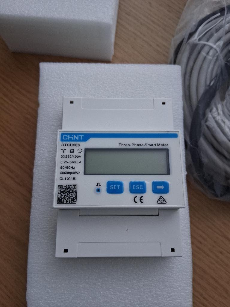 growatt 3 fase energiemeter CHINT DTSU666 modbus, Ophalen of Verzenden, Nieuw, Overige typen