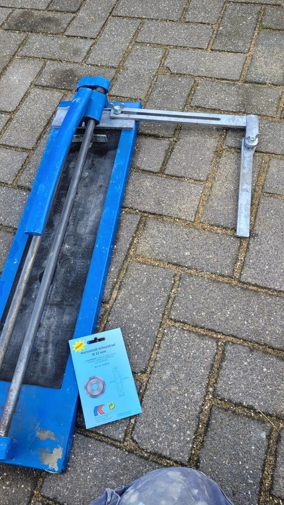 Tegelsnijder 63cm met nieuw snijwieltje, Ophalen of Verzenden, Gebruikt