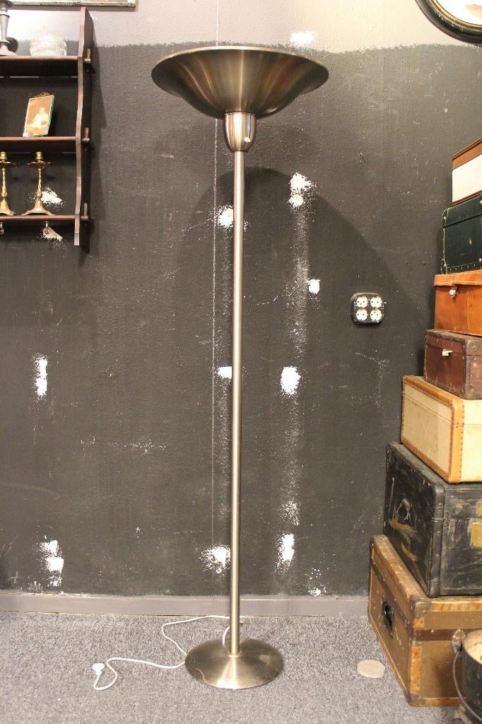 Brocante - Sfeervolle vloerlamp!, Huis en Inrichting, Lampen | Vloerlampen, Ophalen, Gebruikt, Gispen, Metaal
