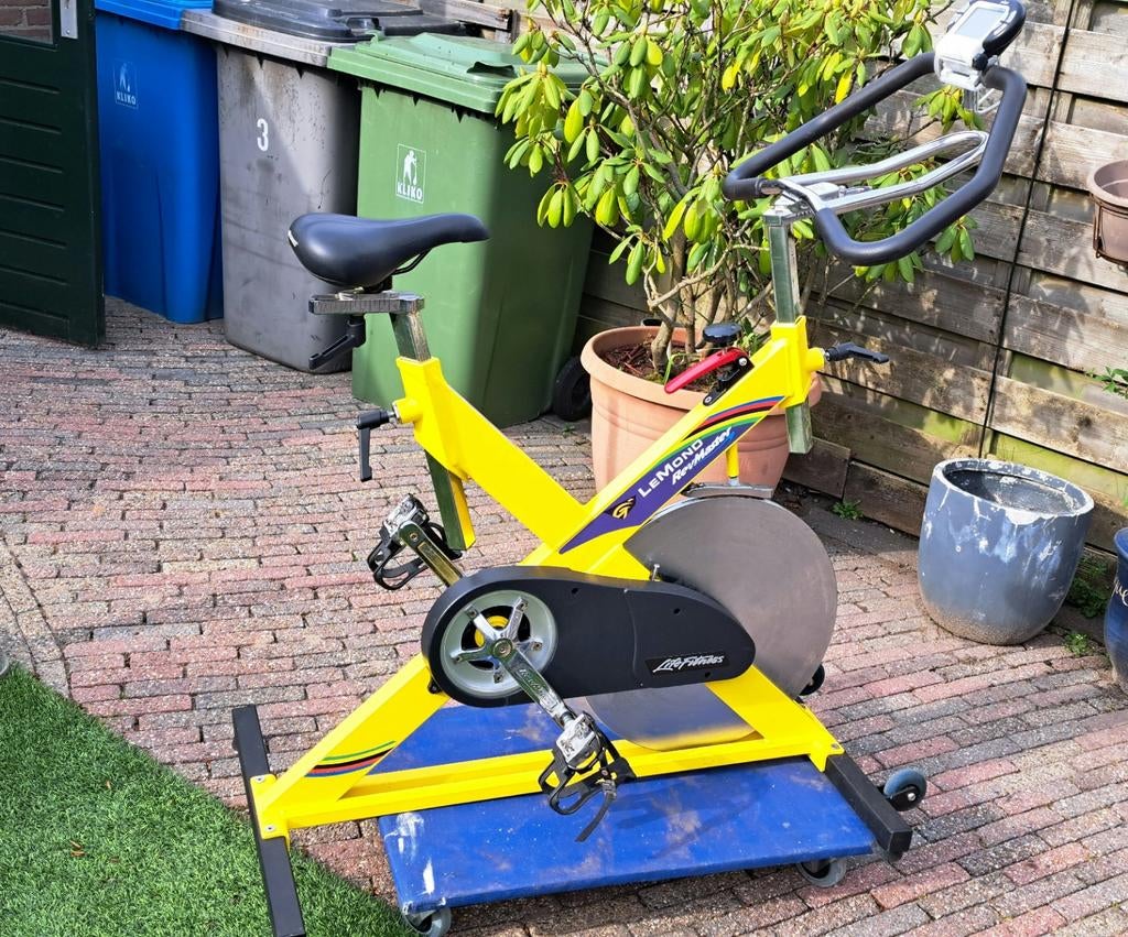 Life Fitness Le Mond Spinningfiets - Topconditie!, Ophalen, Gebruikt, Spinningfiets, Metaal