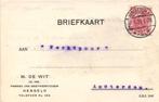 M. de Wit, Dr. Ing., Hengelo - 01.1920 - briefkaart, Ophalen of Verzenden, Briefkaart