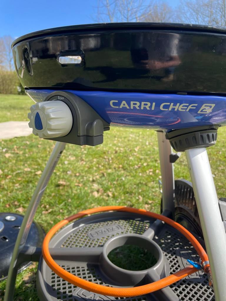 Cadac Carri Chef 2 BBQ - Compleet en Zo Goed als Nieuw, Tuin en Terras, Gasbarbecues, Ophalen of Verzenden, Zo goed als nieuw