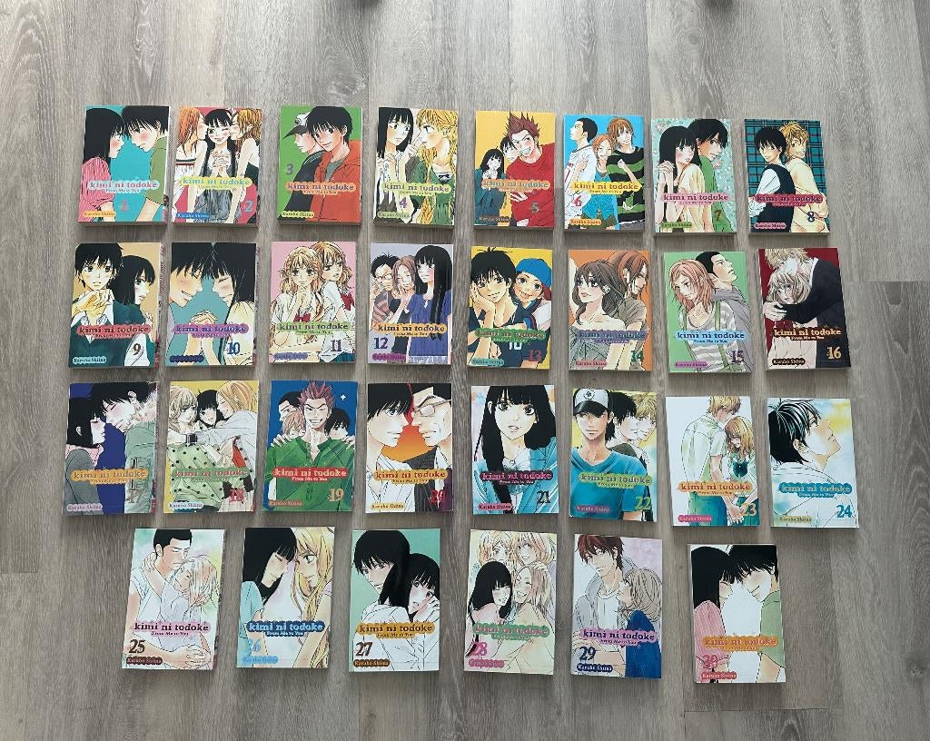 Kimi ni todoke (manga engelstalig) – complete set (30vol.), Ophalen, Complete serie of reeks, Zo goed als nieuw, Karuho Shiina