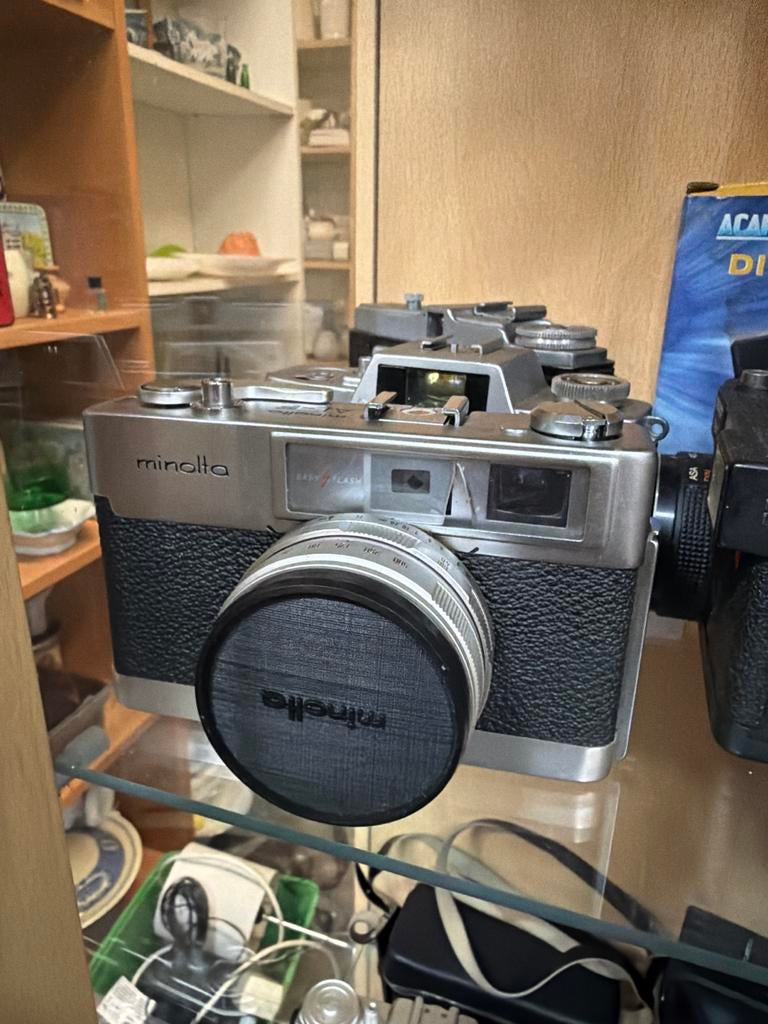 Minolta AL-F analoge rangefinder camera, Ophalen of Verzenden, Gebruikt, Compact, Minolta