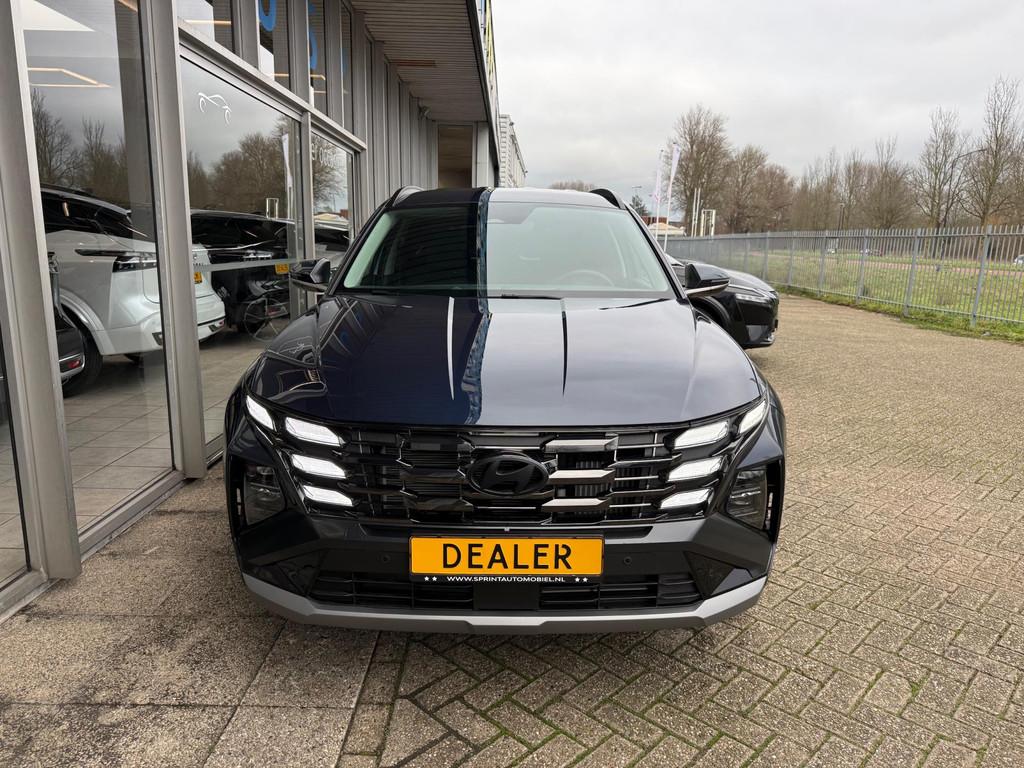Hyundai Tucson 1.6 T-GDI MHEV Comfort 161PK / NAVIGATIE / EL, Auto's, Hyundai, Stof, Gebruikt, 4 cilinders, Blauw