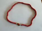 Bloedkoralen antiek halsketting, Ophalen of Verzenden, Overige materialen, Ketting