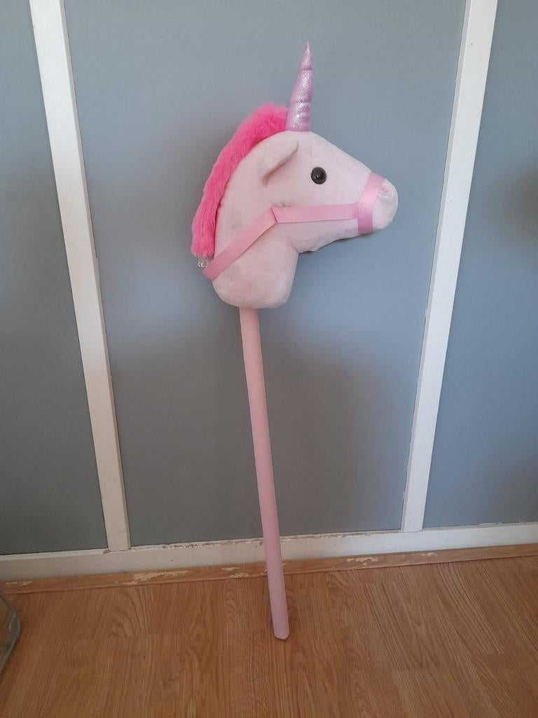 Eenhoorn Stokpaardje - met geluid, Ophalen, Zo goed als nieuw, Meisje