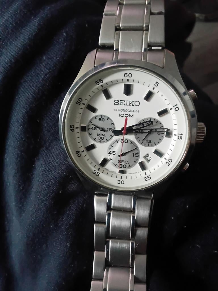 Seiko, Sieraden, Tassen en Uiterlijk, Horloges | Heren, Ophalen, Staal, Seiko