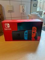 NIEUW - nintendo switch V1, Spelcomputers en Games, Spelcomputers | Nintendo Switch, Ophalen of Verzenden, Zo goed als nieuw, Met 2 controllers