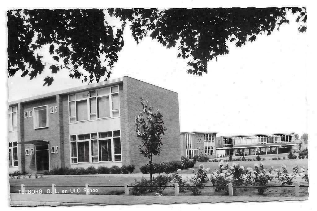 AK Terborg - O.L. en U.L.O. School, Verzenden, 1960 tot 1980, Ongelopen, Gelderland